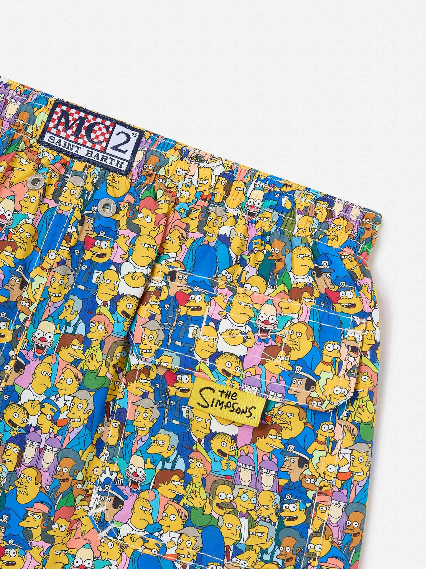 Short de bain Jean Lighting avec imprimé all-over The Simpsons | Special Edition 