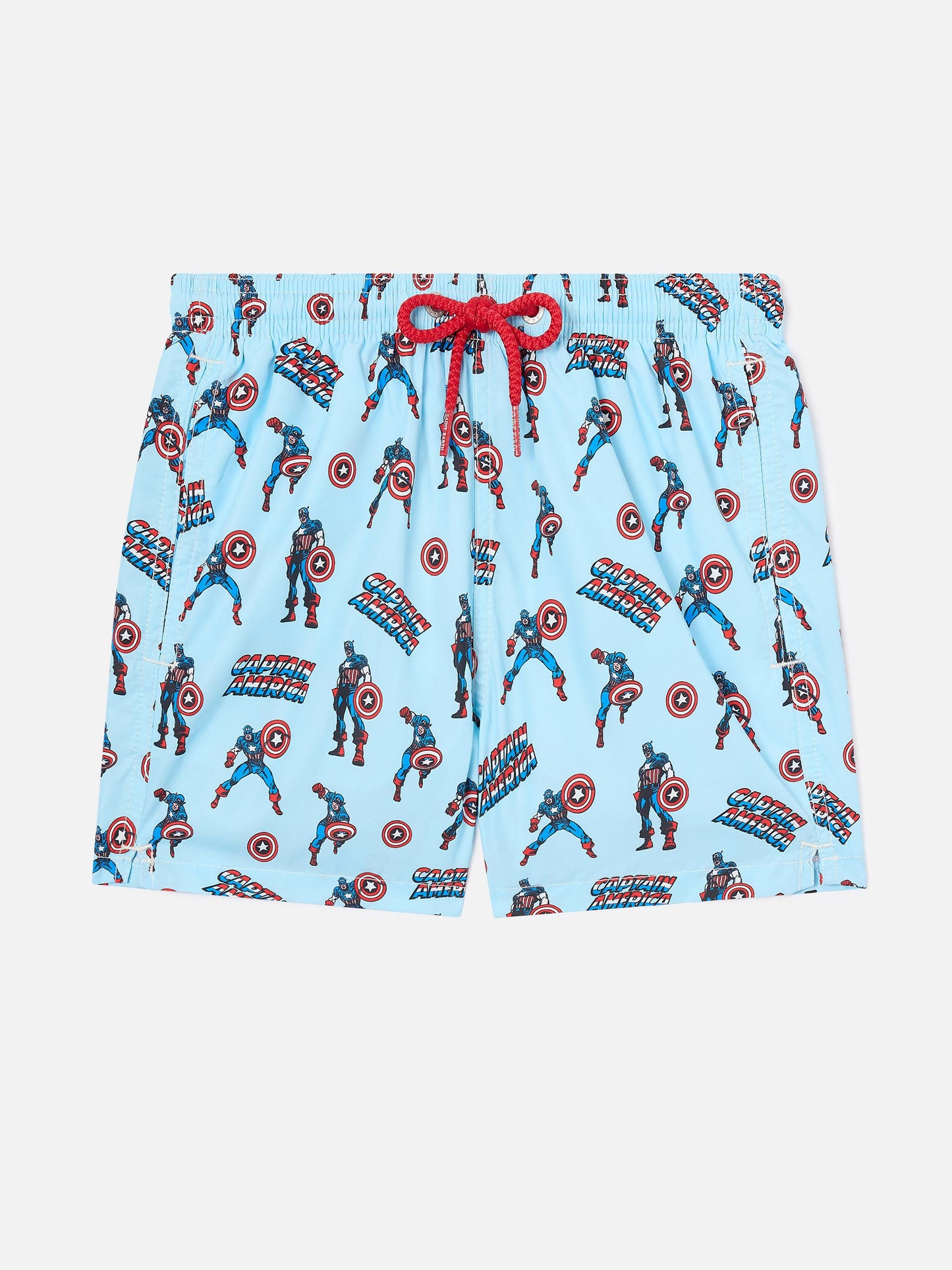 Short de bain Jean Lighting avec imprimé all-over Captain America | Édition spéciale 