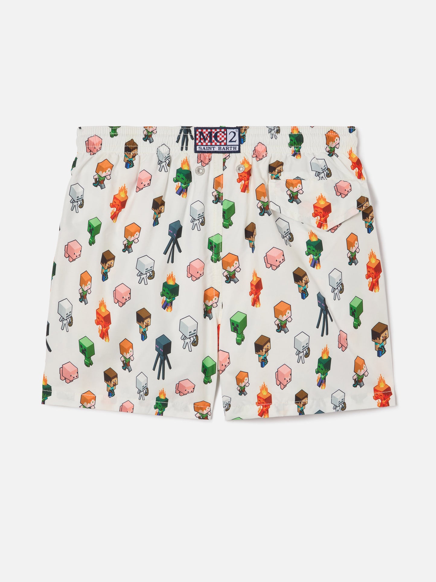Jean Lighting swim shorts with Minecraft all-over print | Special Edition