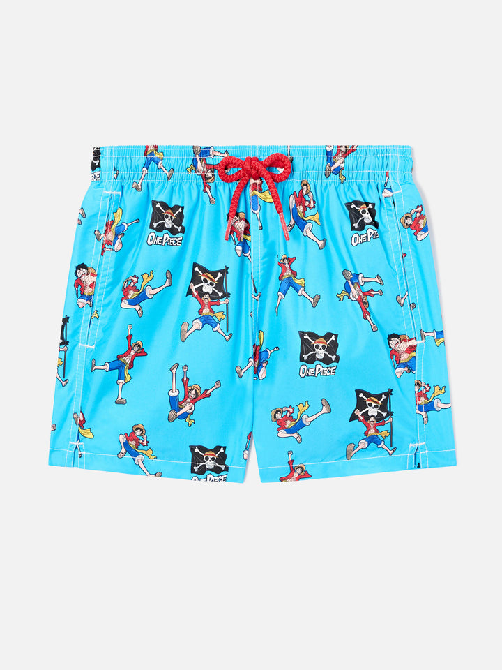 Bañador tipo shorts Jean Lighting con estampado integral One Piece | ONE PIECE SPECIAL EDITION 
