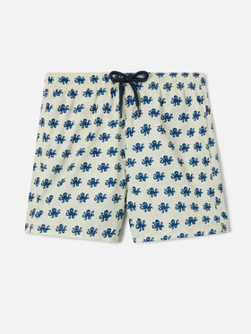 Jean Lighting swim shorts with Octopus all-over print