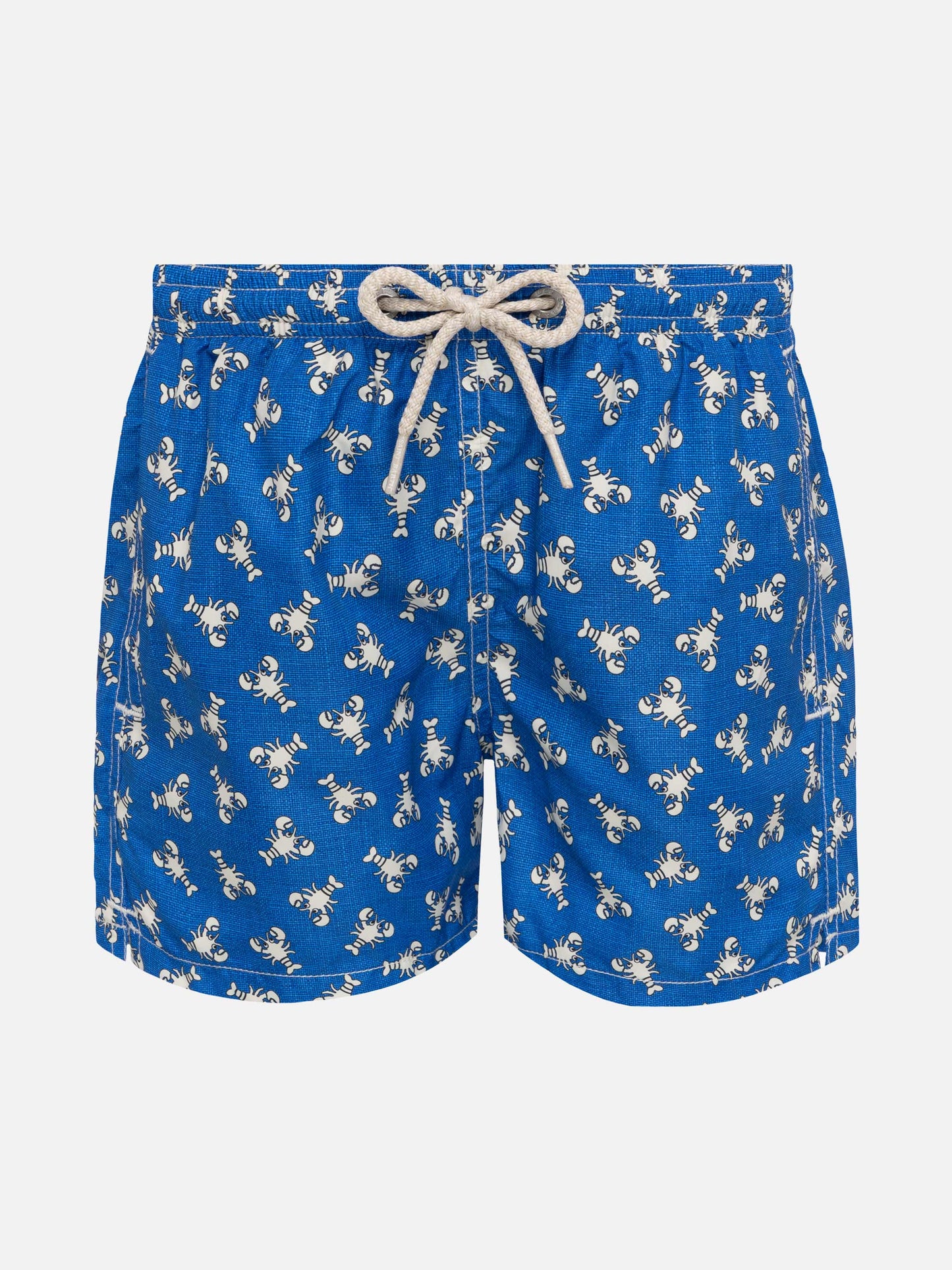 Jean Lighting lightweight fabric swim shorts with lobster print - MC2 Saint Barth