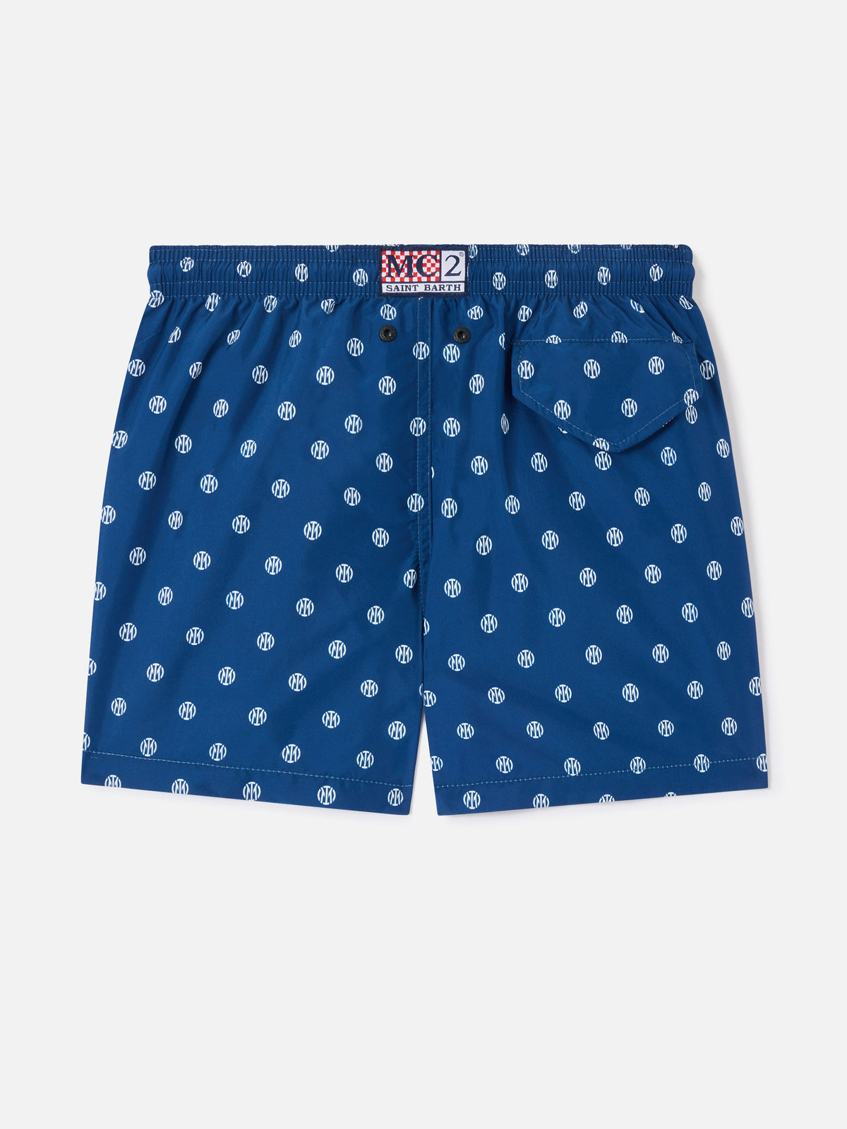 Jean lightweight fabric swim shorts with Inter logo print | INTER FC SPECIAL EDITION