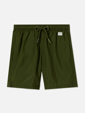 Jean Lighting Pantone swim shorts solid Military Green
