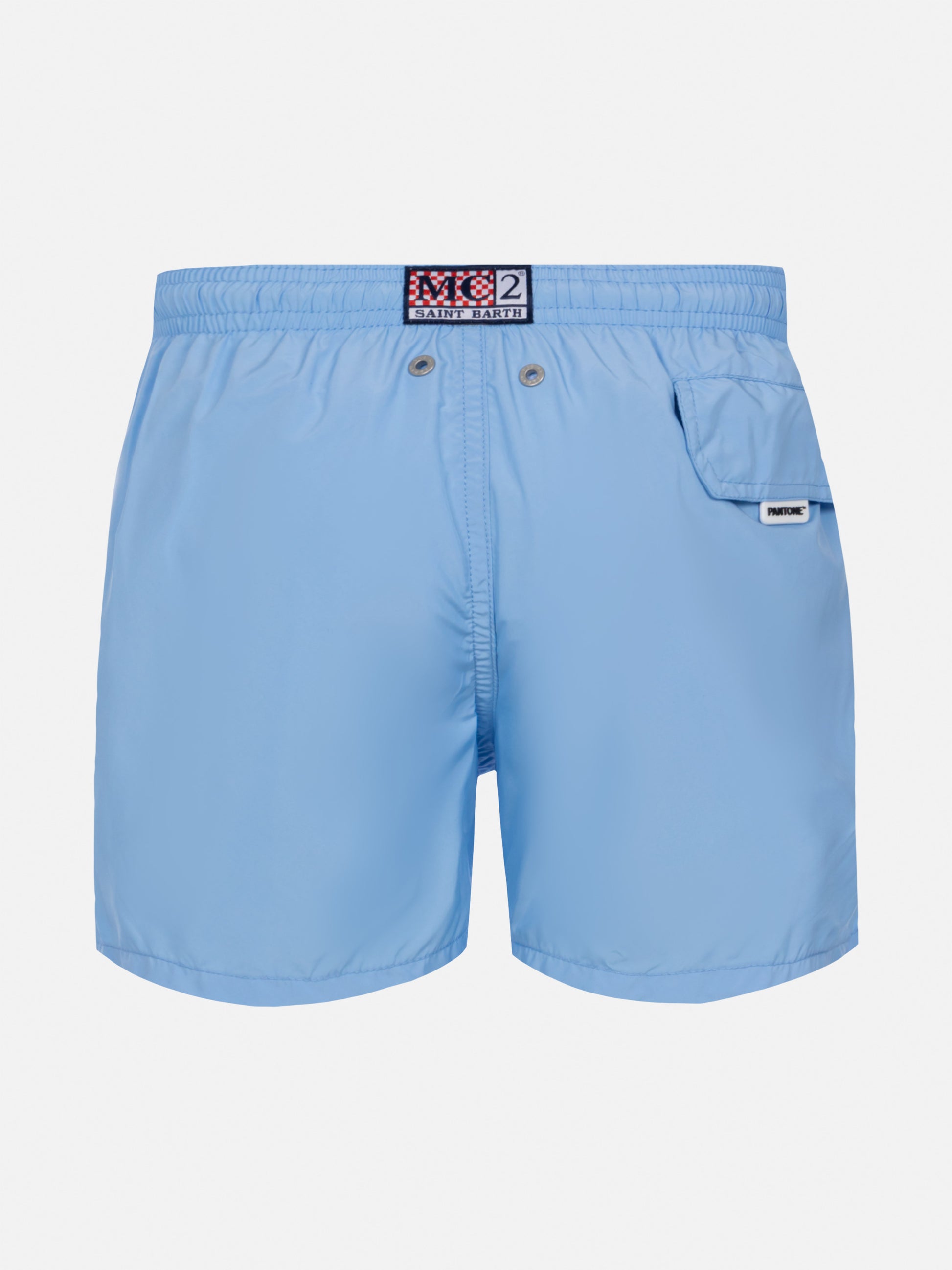 Jean Lighting Pantone lightweight sky blue swim shorts | PANTONE® SPECIAL EDITION - MC2 Saint Barth