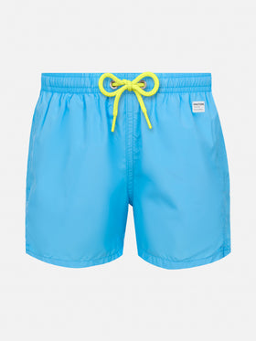 Jean Lighting Pantone lightweight aqua blue swim shorts | PANTONE® SPECIAL EDITION - MC2 Saint Barth