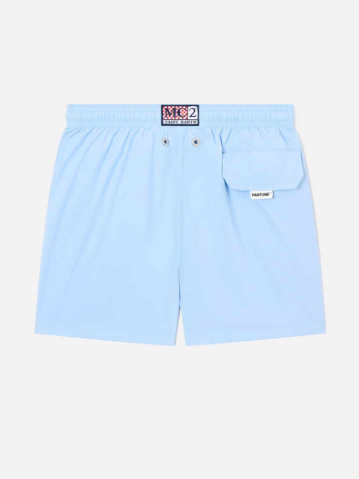 Bañador Jean Lighting Pantone color liso azul cielo 