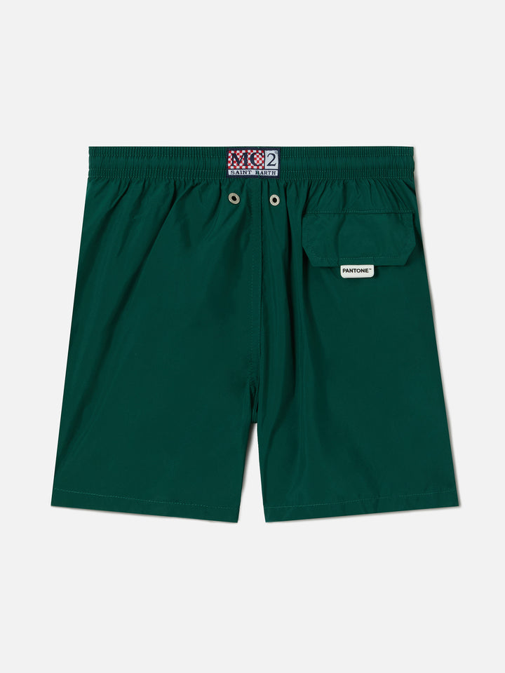 Jean Lighting Pantone swim shorts solid British Green