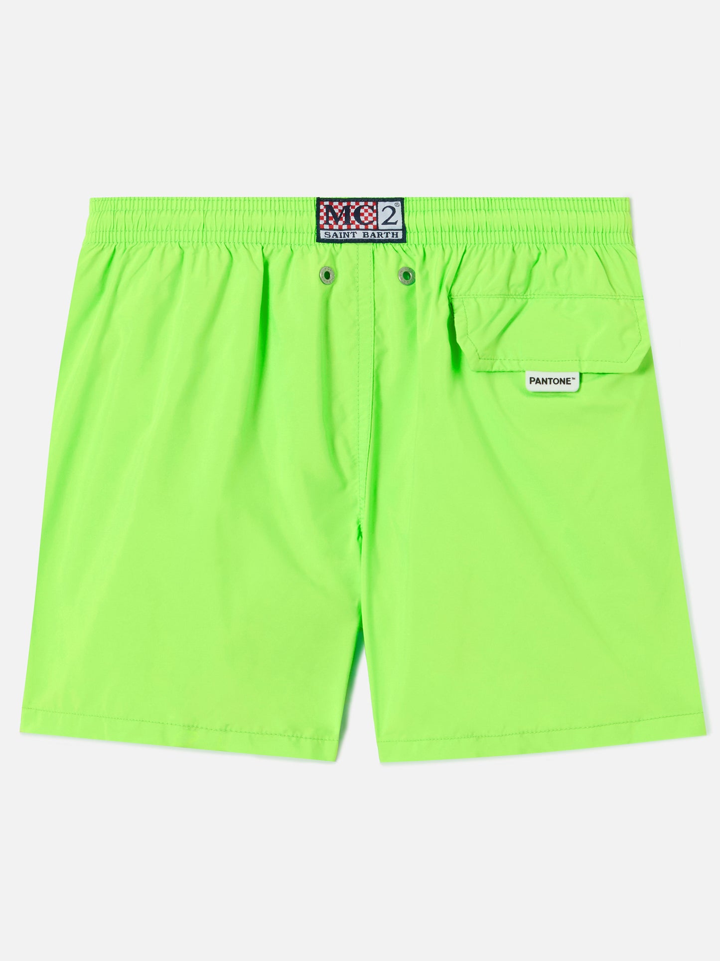 Jean Lighting Pantone swim shorts solid Fluo Green