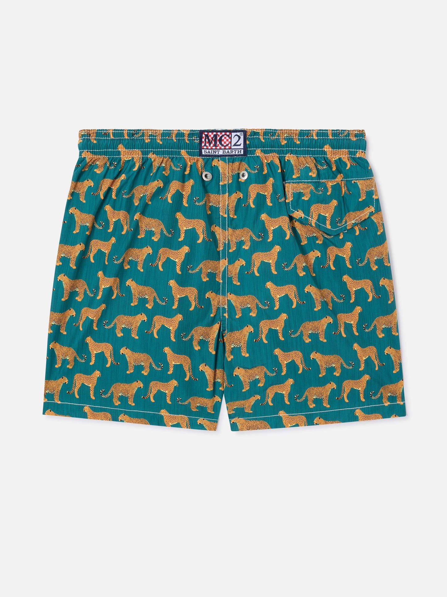 Short de bain léger Jean Lighting 70 avec imprimé cheeta 
