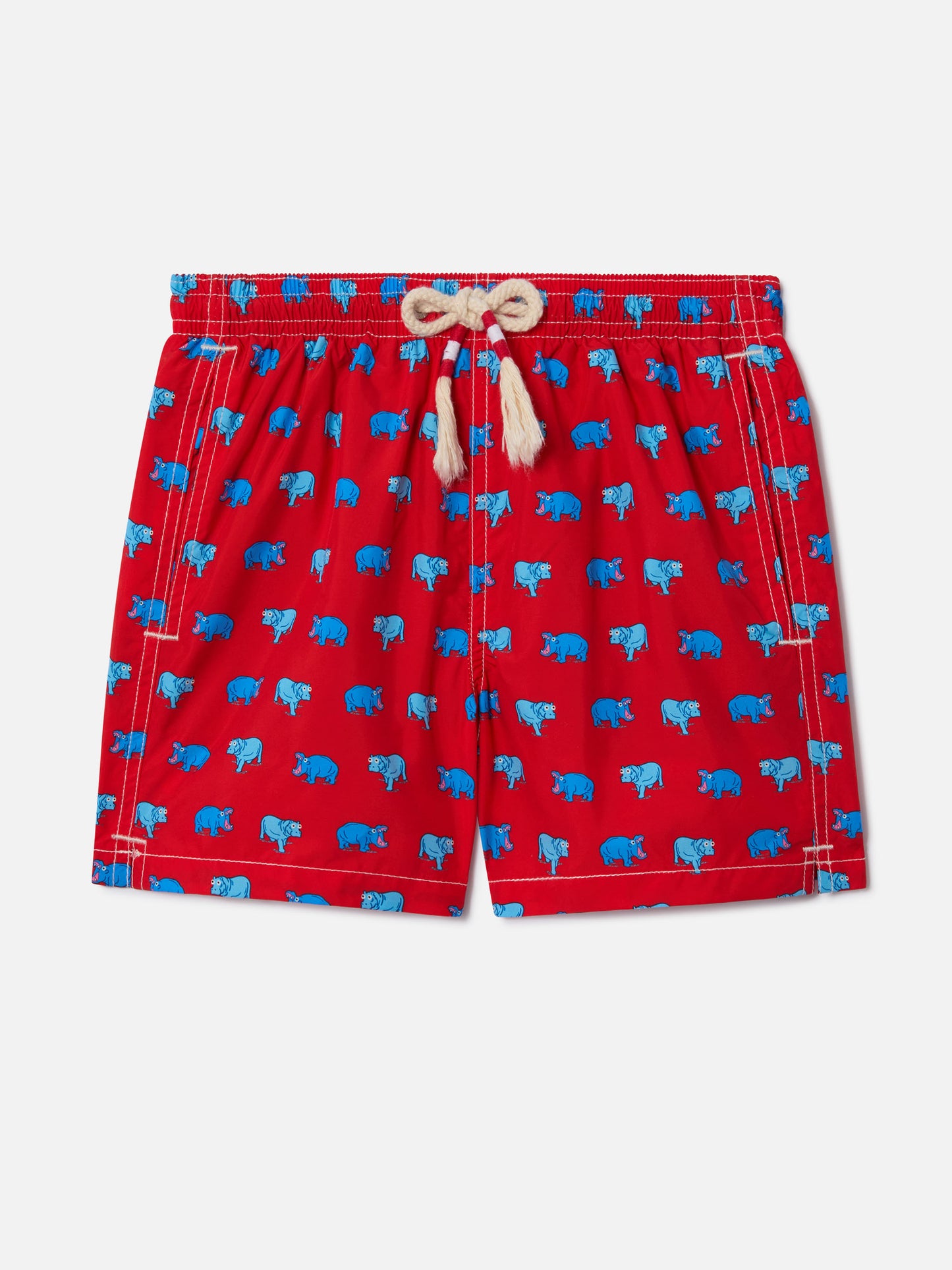 Maillot de bain léger Jean Lighting 70 avec imprimé hippopotame 