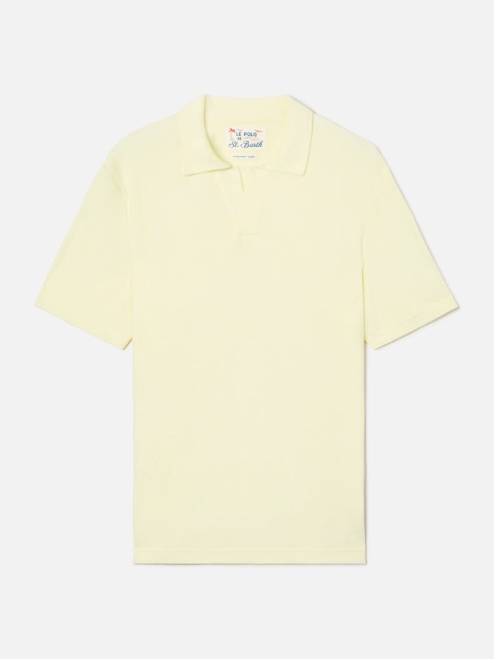 Butter Jeremy polo in terry-effect cotton