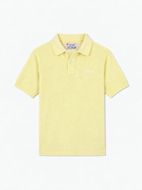 Polo de rizo amarillo pálido para niño Jeremy Jr 