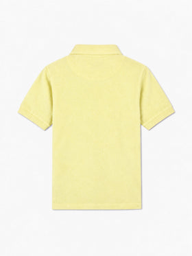 Polo de rizo amarillo pálido para niño Jeremy Jr 