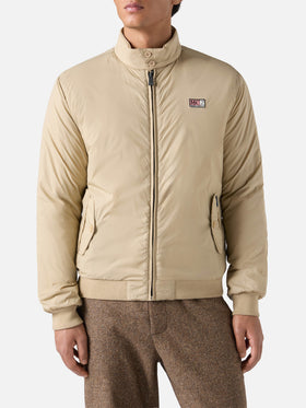 Jet lightweight bomber jacket in beige