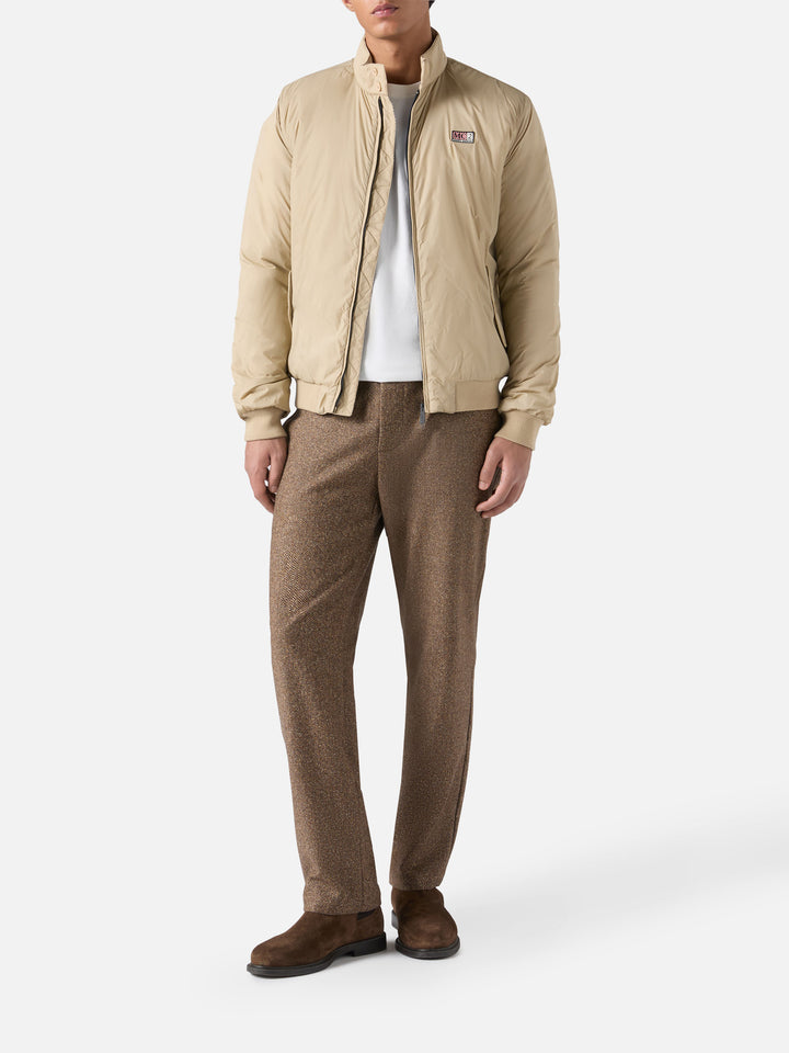 Jet lightweight bomber jacket in beige
