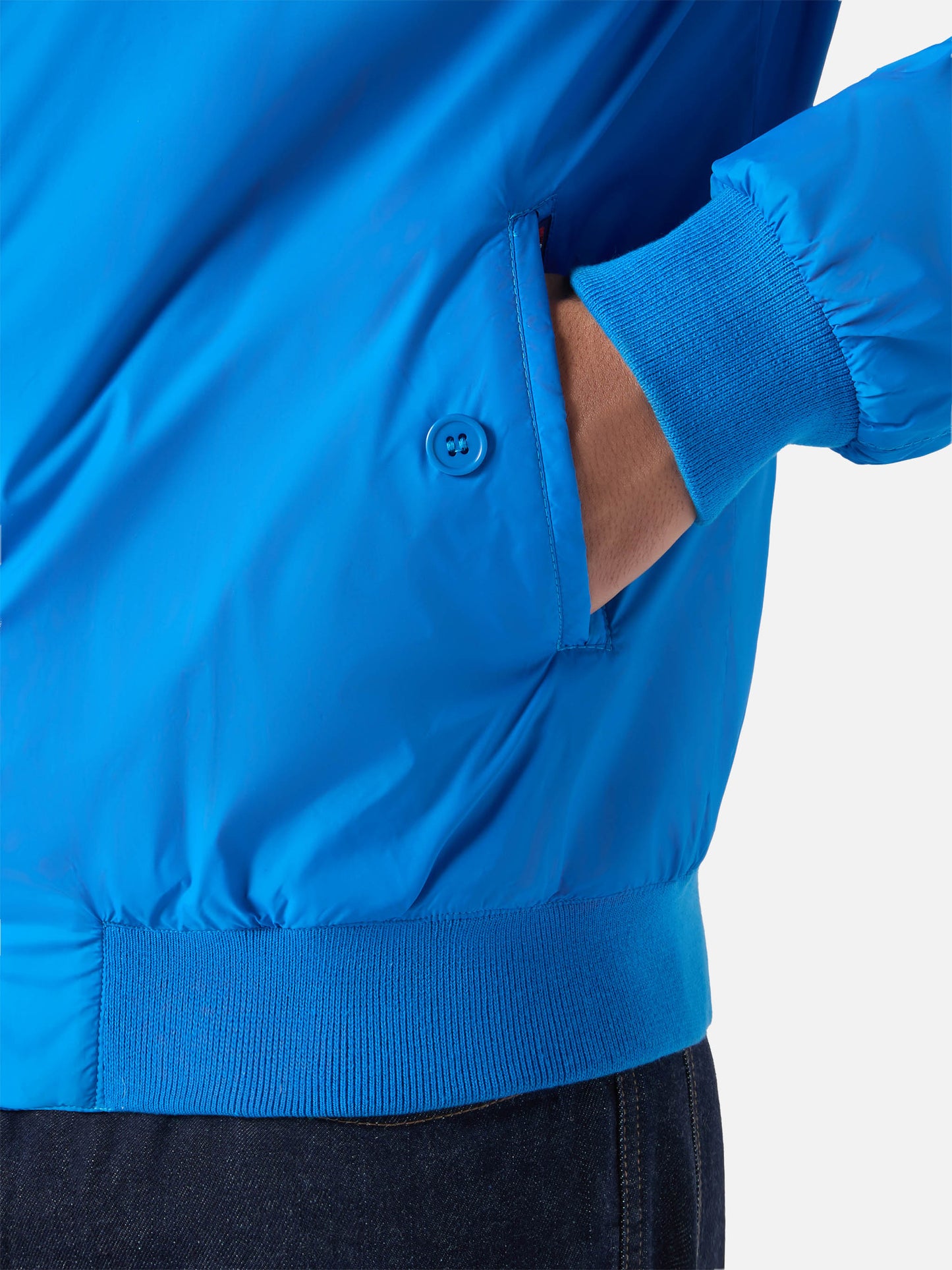 Jet lightweight bomber jacket in bluette