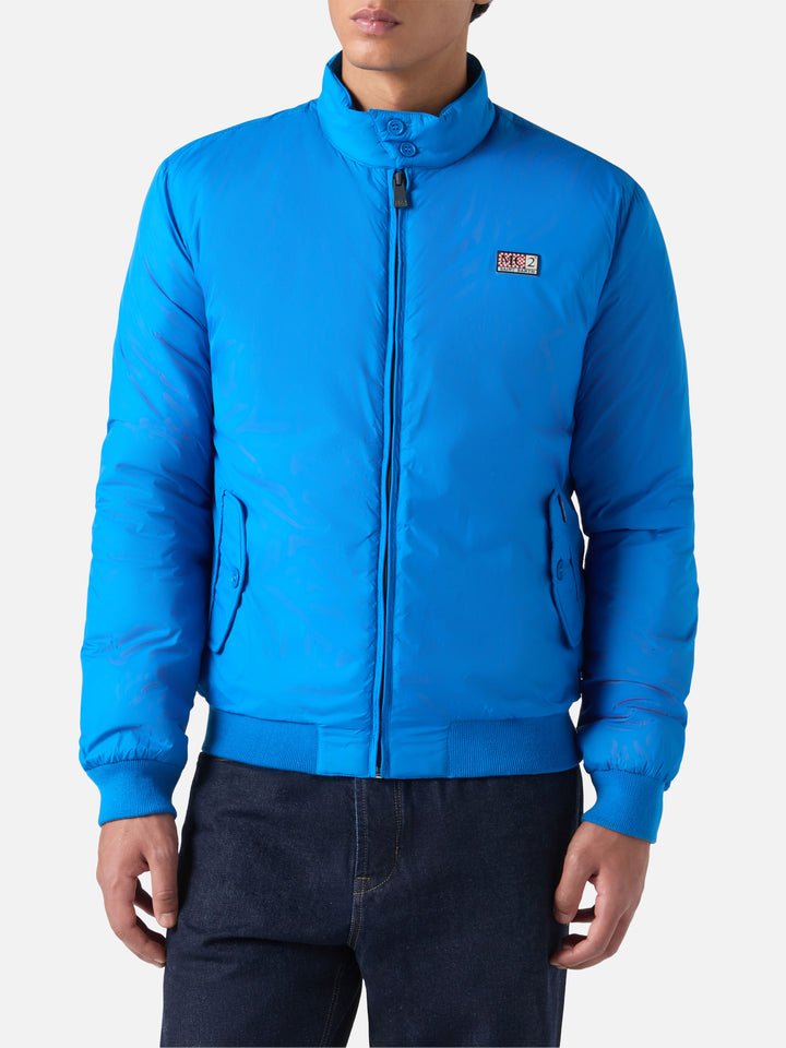 Jet lightweight bomber jacket in bluette