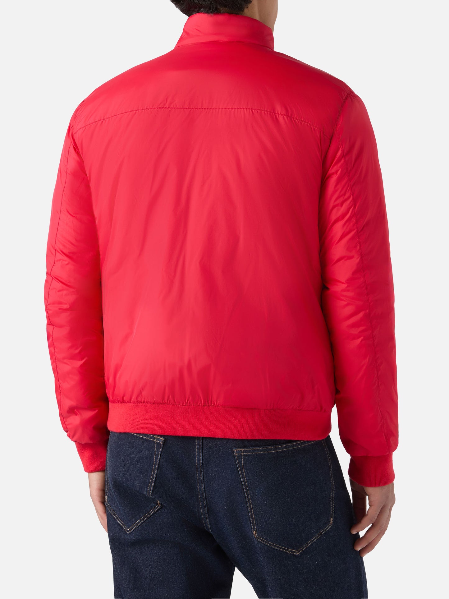 Jet lightweight bomber jacket in red