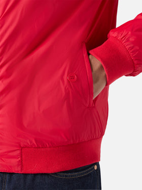 Jet lightweight bomber jacket in red