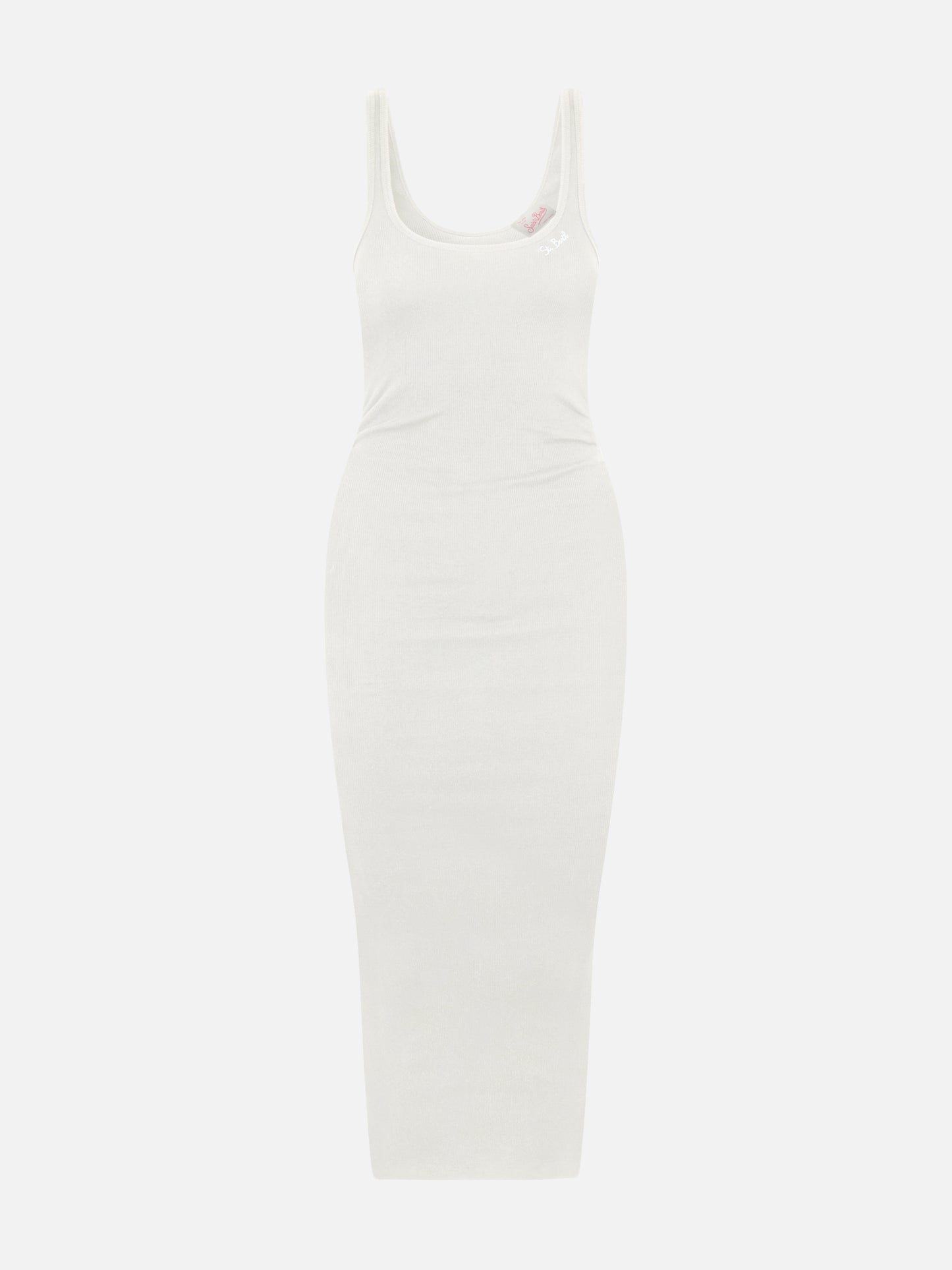 Woman ribbed cotton jersey tank dress Jennifer - MC2 Saint Barth