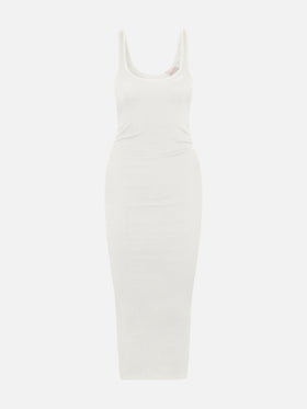 Woman ribbed cotton jersey tank dress Jennifer - MC2 Saint Barth