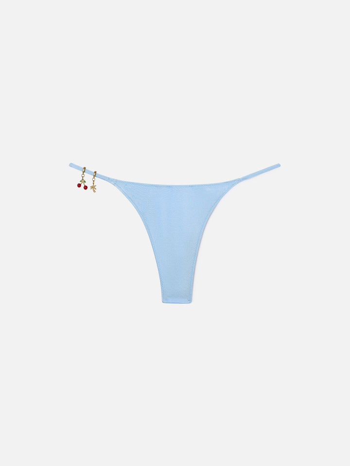 Bikini Salina Jodene azul claro con acabado brillante 