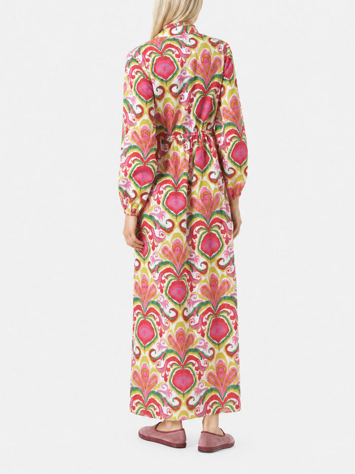 Robe en coton Jodie avec imprimé ikat 