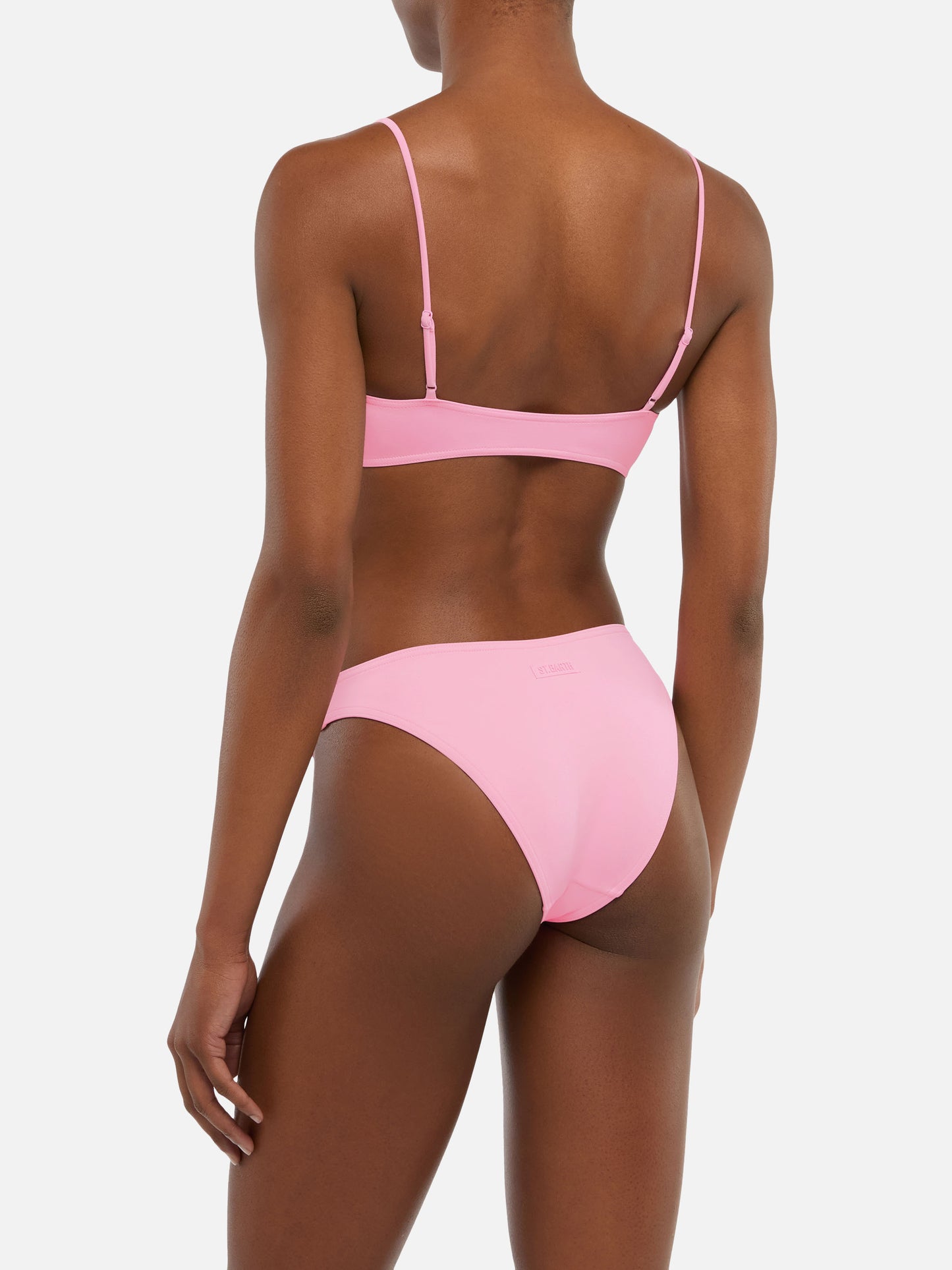 Klassische Badehose „Lido“ in Rosa – Strand-Bralette „Judy“ in Rosa