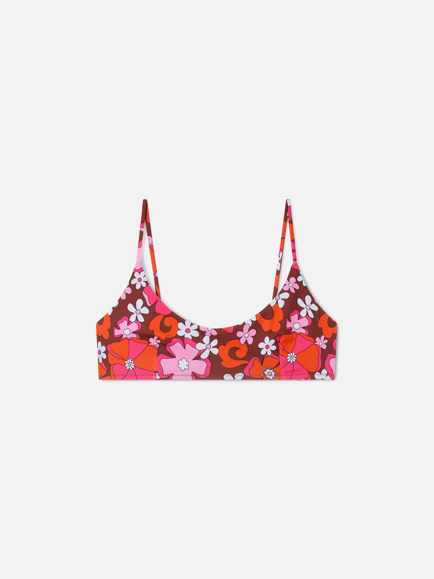 Bralette-Bikinioberteil Judy mit floralem Print 