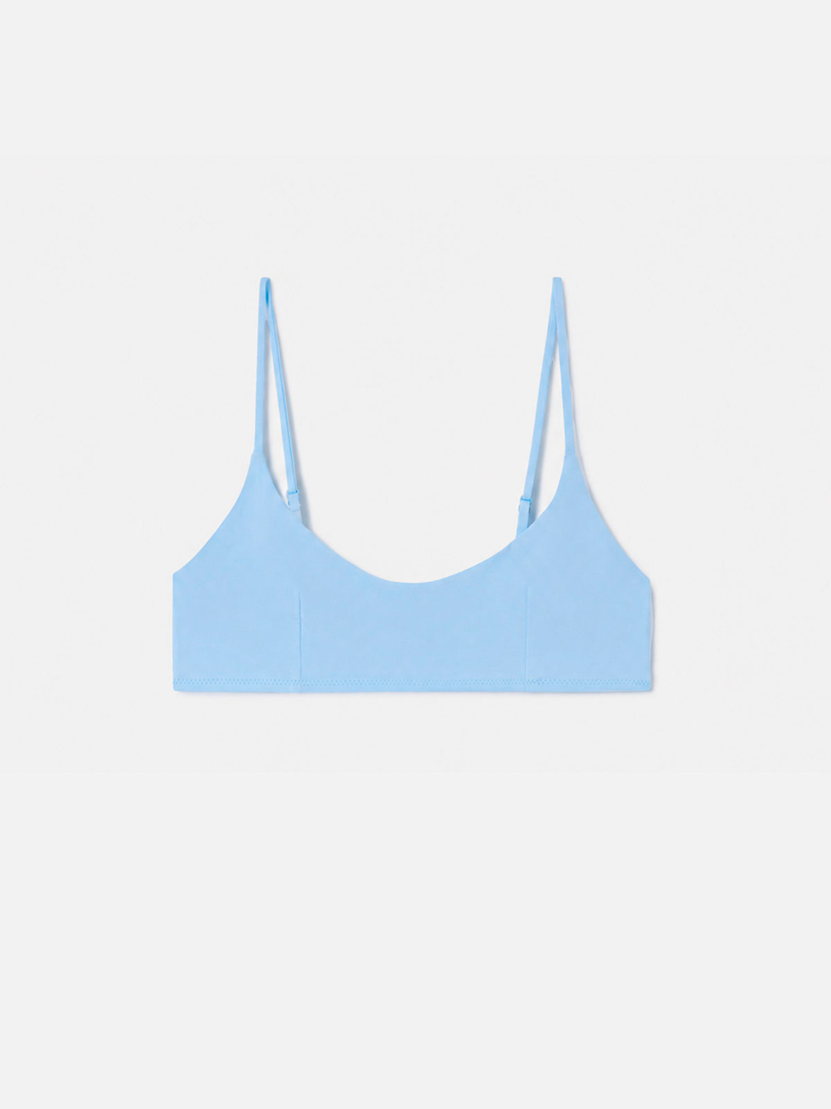 Hellblaues Judy Bralette-Bikinioberteil 