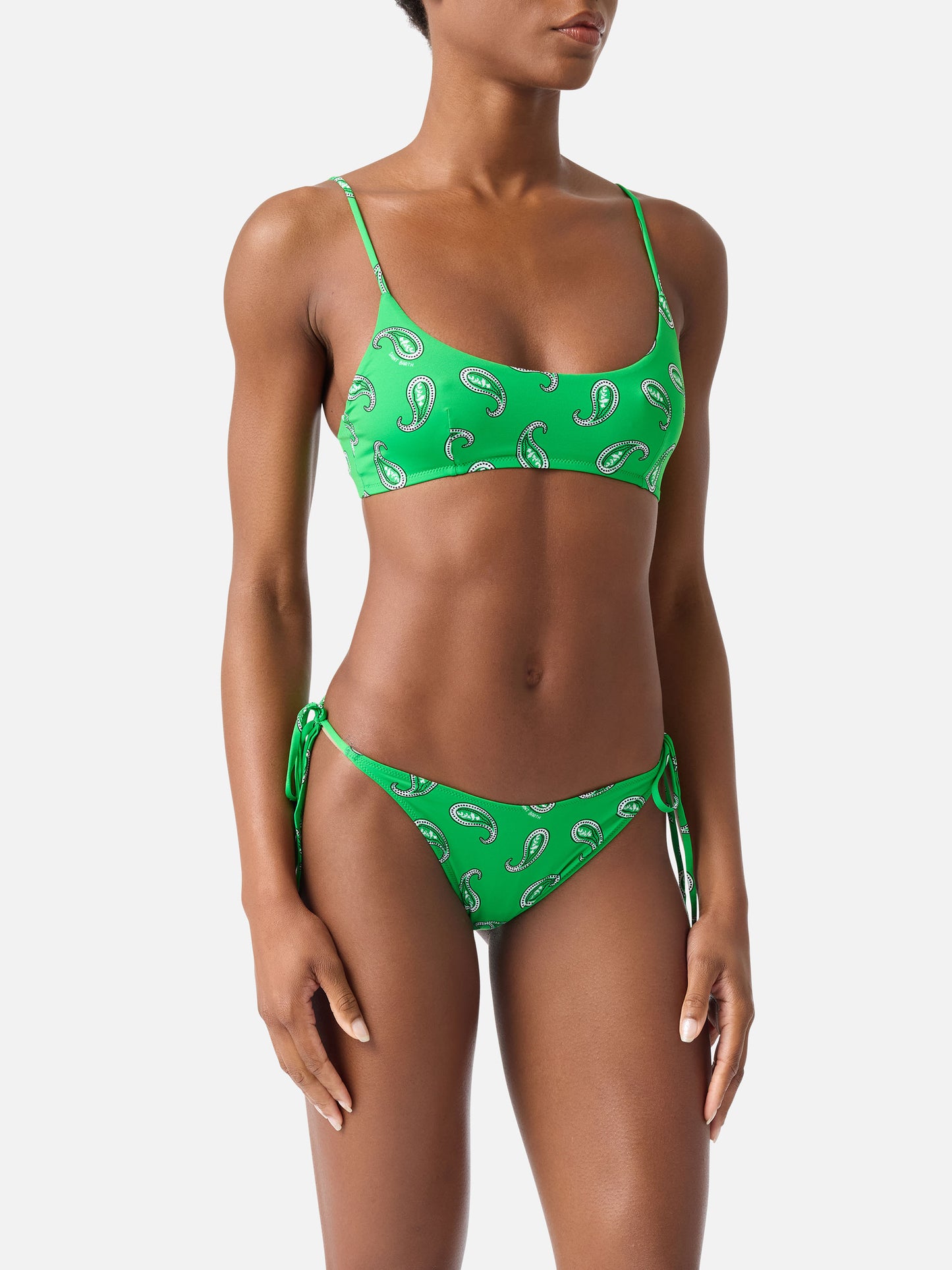 Bikini bralette Judy Marielle verde paisley 