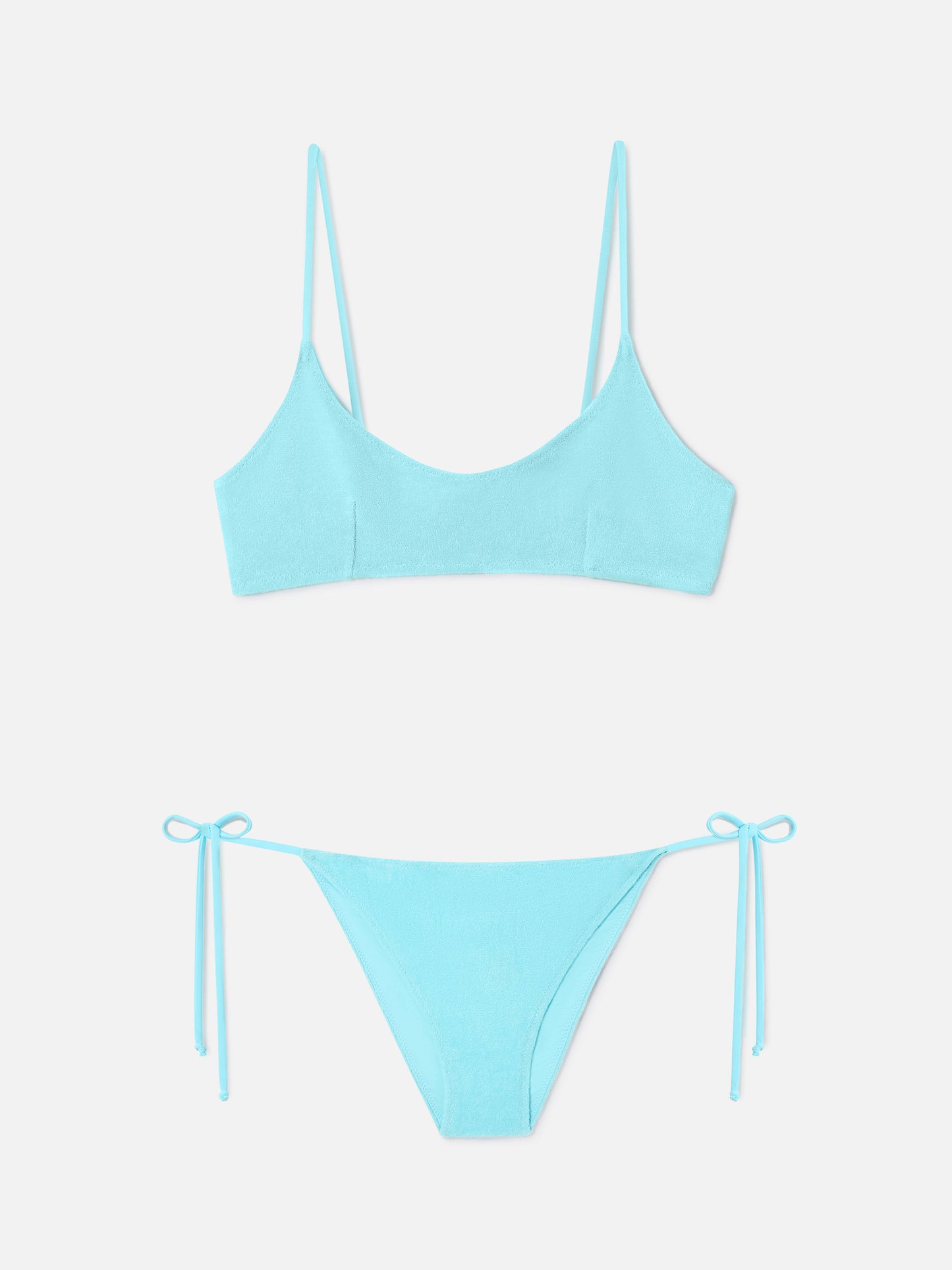 Bikini bralette Judy Virgo de rizo verde 