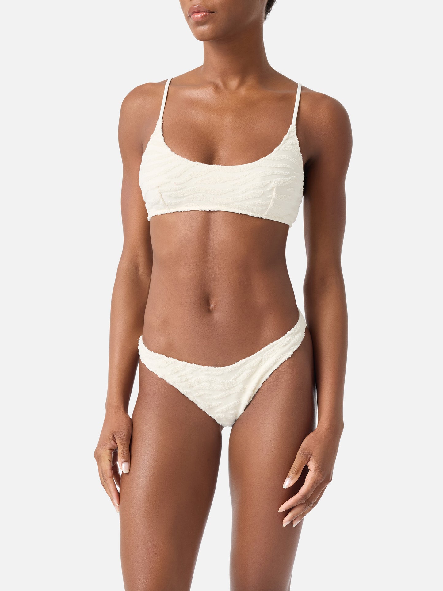Judy Naomi zebra terry bralette bikini