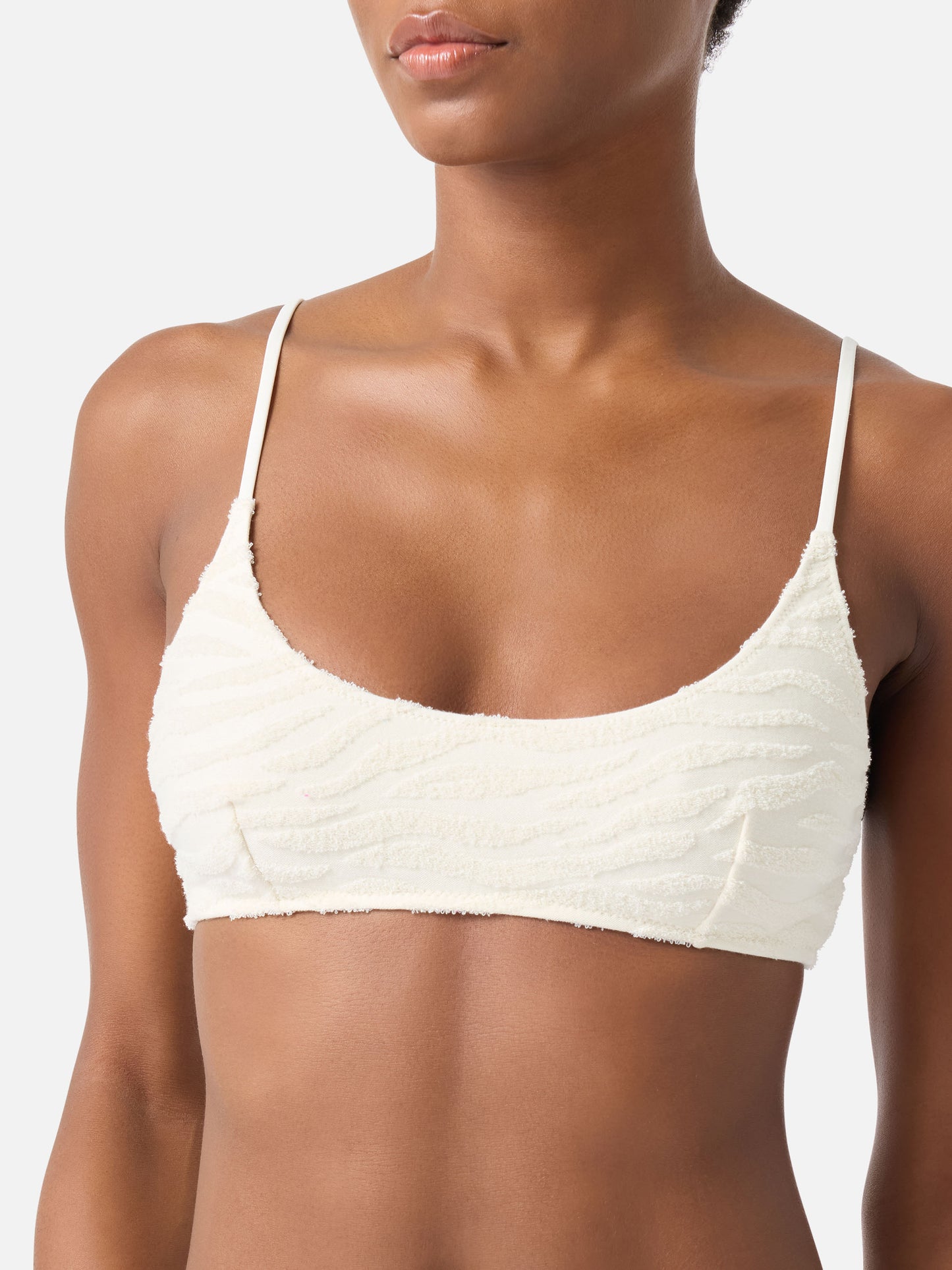 Judy Naomi zebra terry bralette bikini