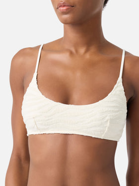 Judy Naomi zebra terry bralette bikini