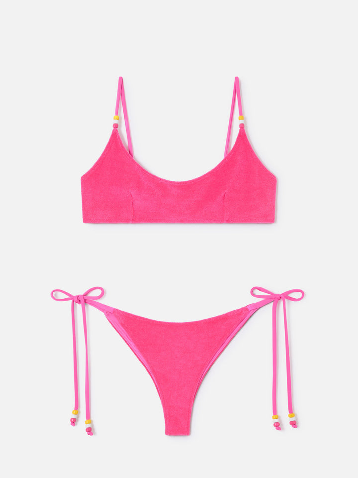 Bikini bralette Judy Marielle en éponge fuchsia 