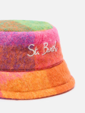 Bucket hat Jude with check print