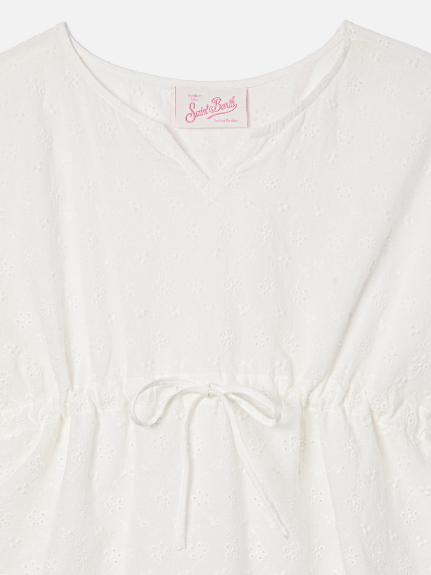 Kate Cotton broderie short kaftan