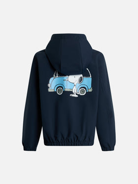 Boy hooded lightweight windbreaker Kauris Jr with Snoopy print | SNOOPY PEANUTS SPECIAL EDITION - MC2 Saint Barth