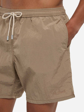 Mid-length swim shorts Katch in ripstop fabric