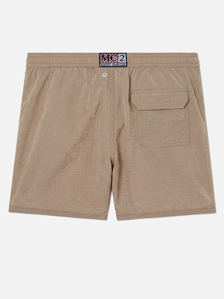 Mid-length swim shorts Katch in ripstop fabric