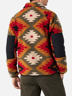 Giacca Keystone in sherpa con motivo navajo