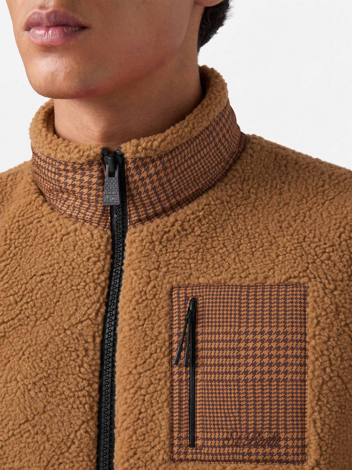Keystone Sherpa-Jacke mit Karomuster 