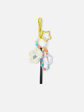 Funny charm da borsa con margherita crochet