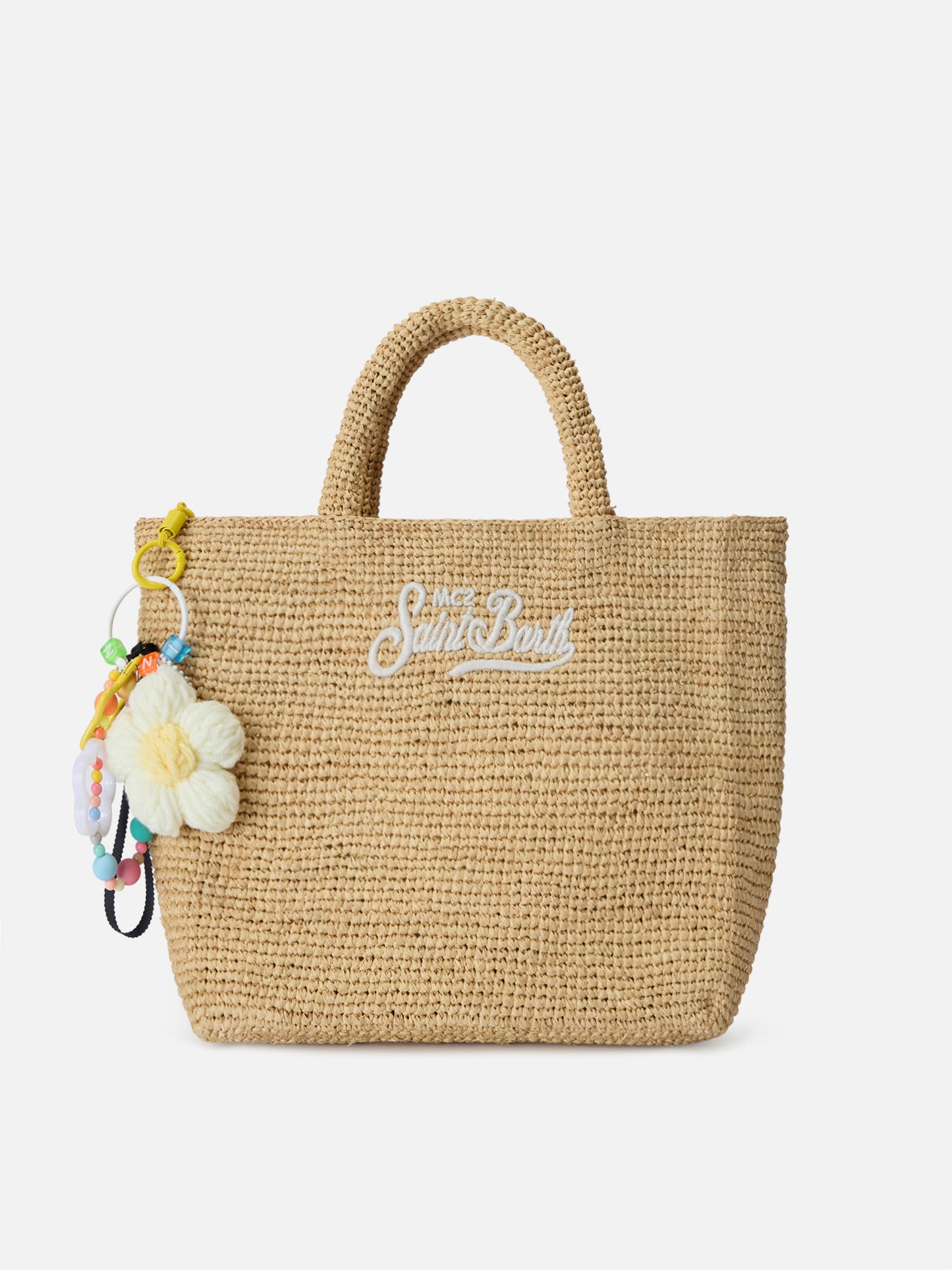 Funny charm da borsa con margherita crochet