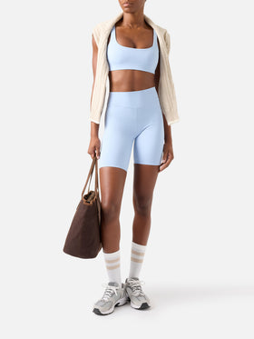 Leichtes blue Kassie-Fitness-Top 