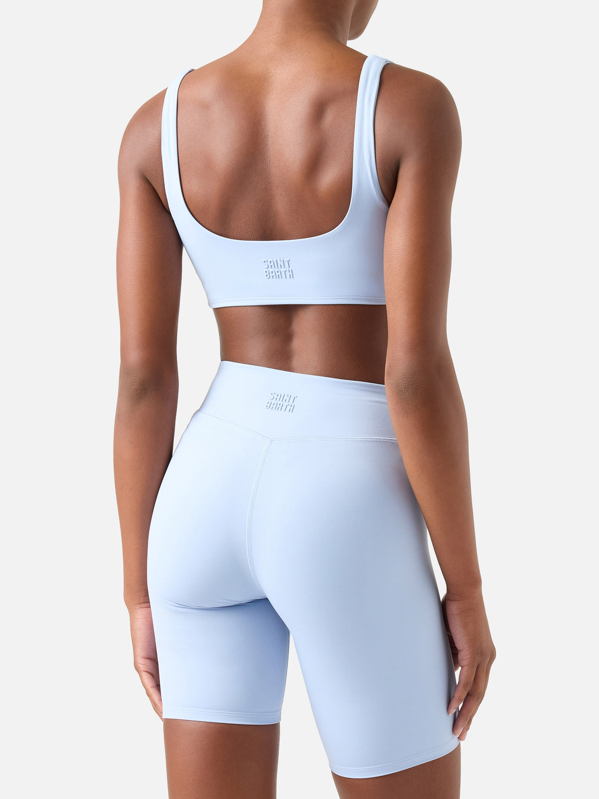Leichtes blue Kassie-Fitness-Top 