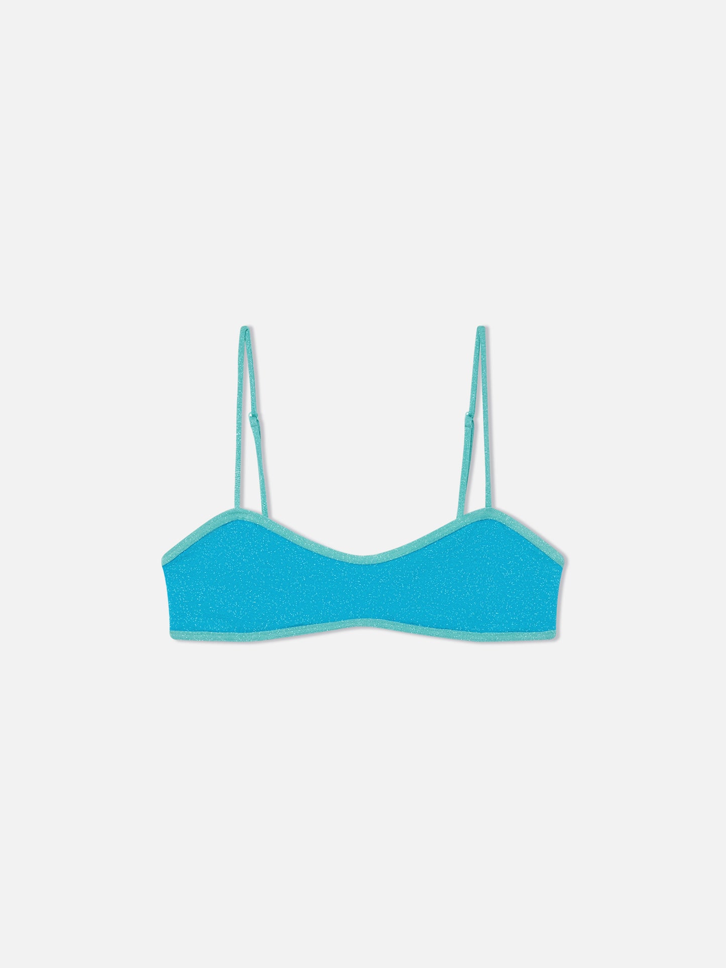 Haut de bikini brassière Lurex Laryn avec passepoil 