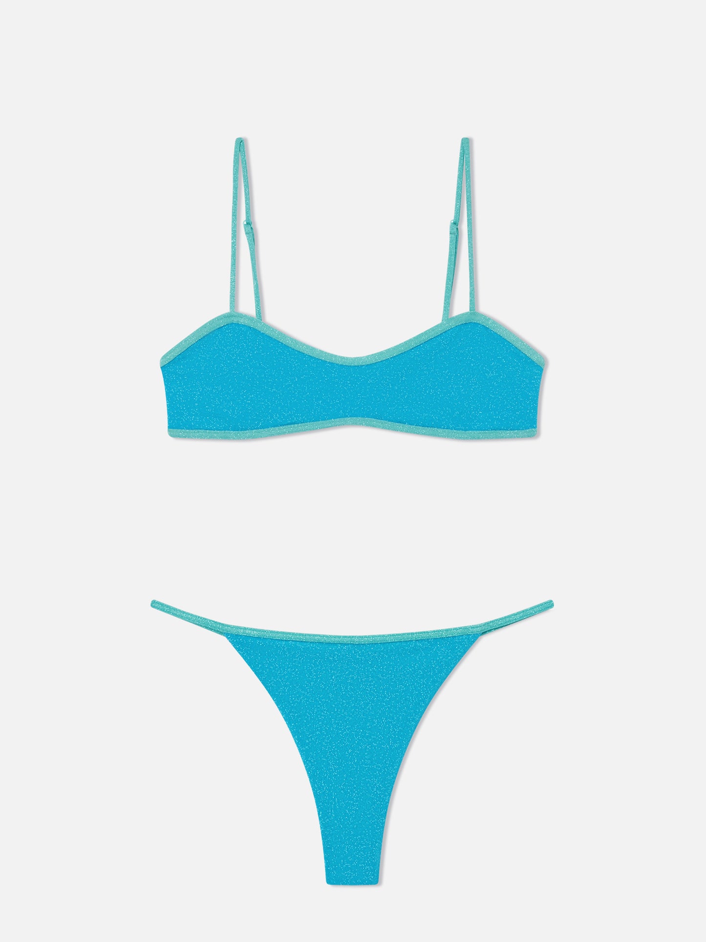 Bikini Laryn Jodene bralette lurex con piping
